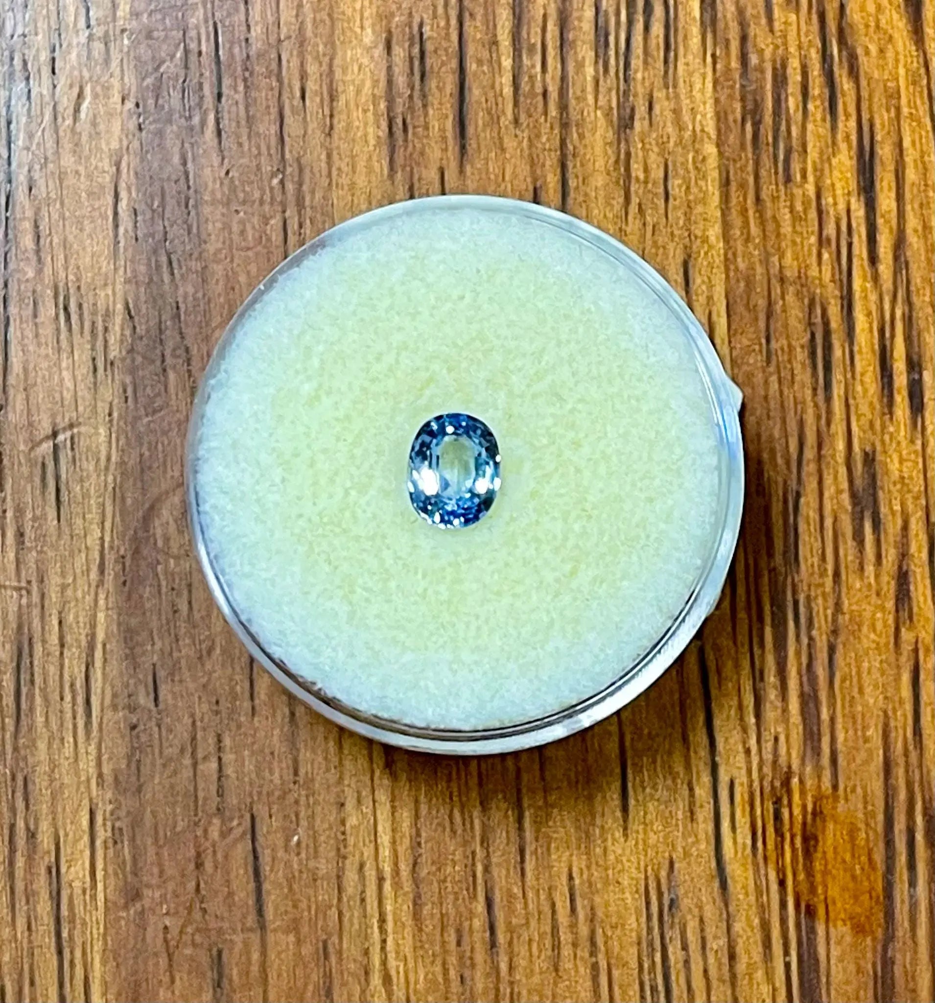 AAA+ Natural Gemstones (1.74 Carats), Velvety Blue Color with Kashmiri Sapphire ABC Jewelries